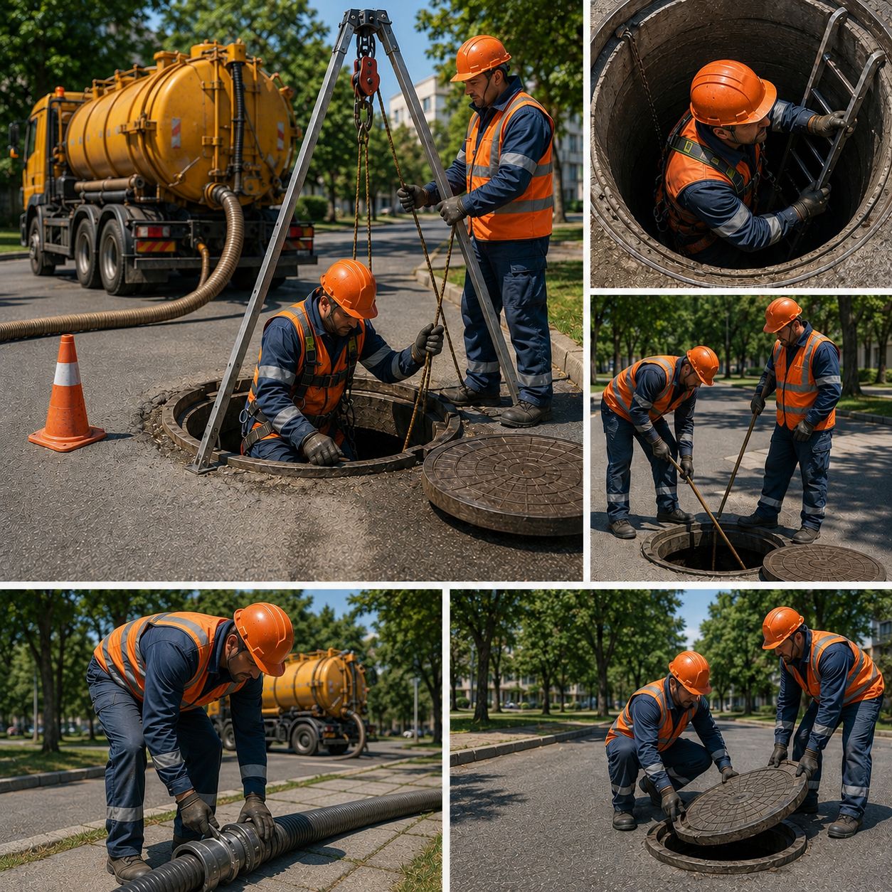 Безопасность труда при работе в канализационных колодцах в Республике Казахстан