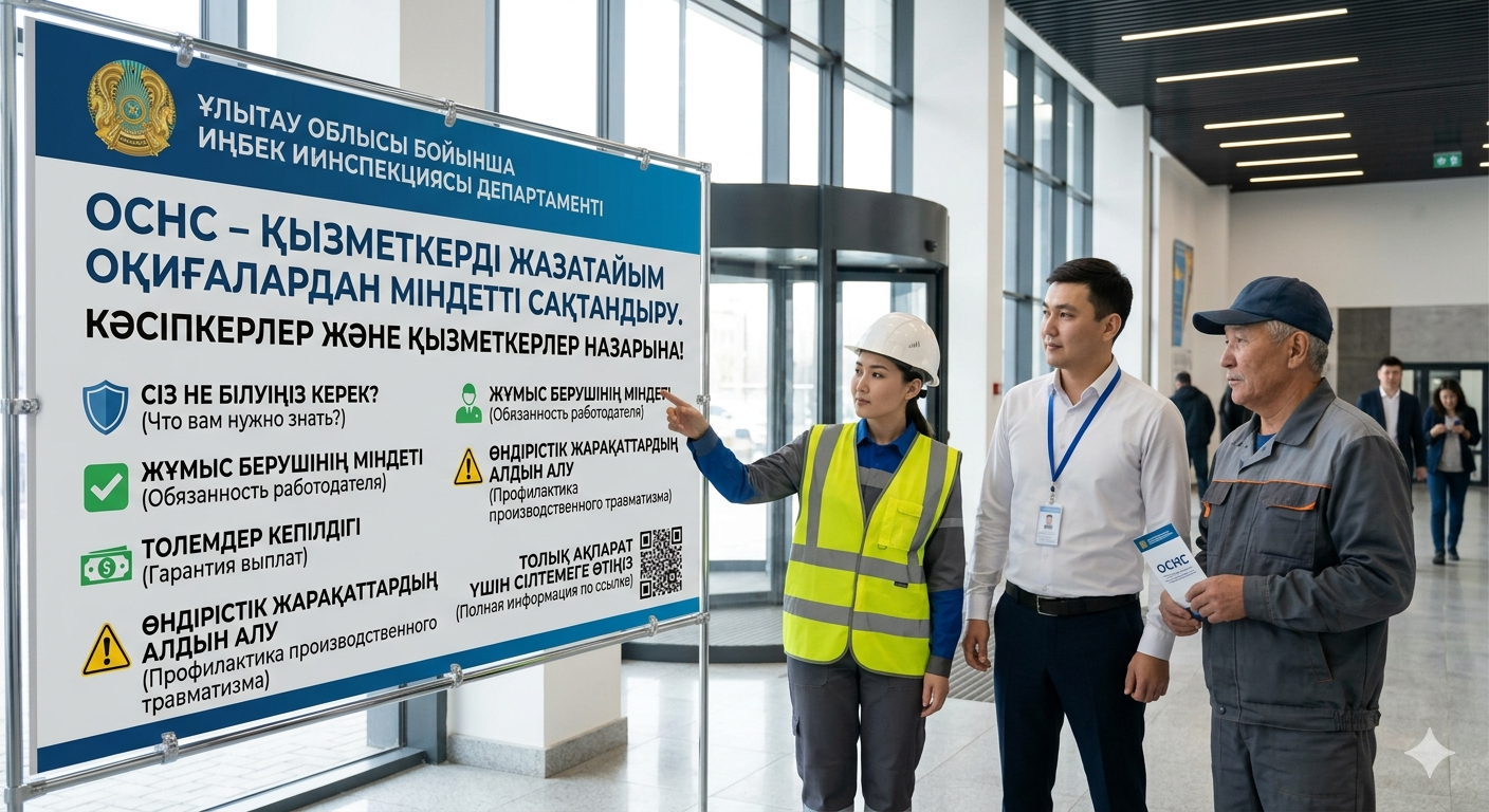 📢 Ұлытау облысының жұмыс берушілері мен қызметкерлерінің назарына!