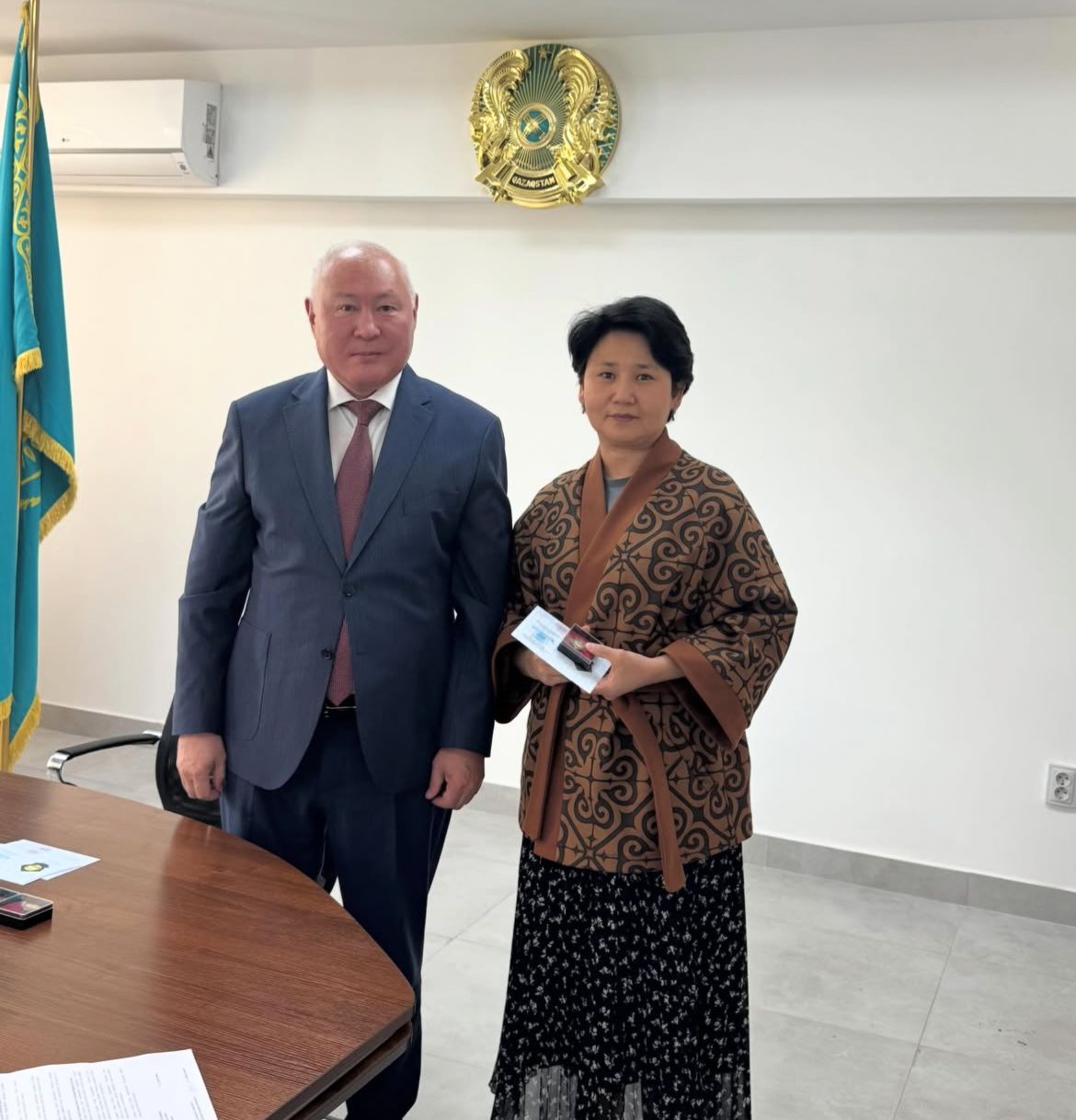 Жеңіс күні қарсаңында әділет органдарының қызметкерлері марапатталды