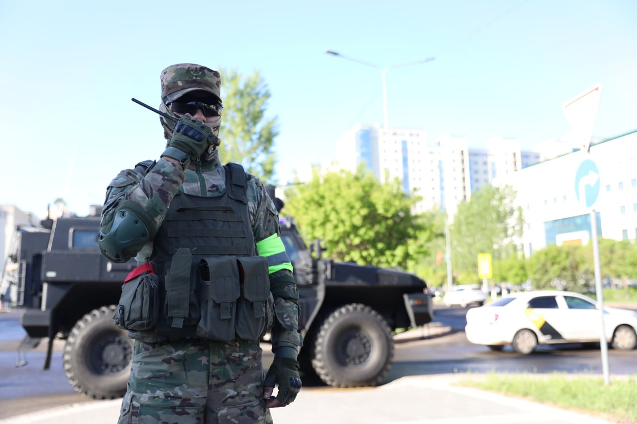 Қорғаныс министрлігінің бөлімшелері жоғары деңгейдегі сапардың қауіпсіздігін қамтамасыз етуде