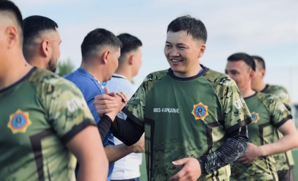 Қостанай облысы ТЖД-де Жеңіс күніне арналған футбол турнирі өтті