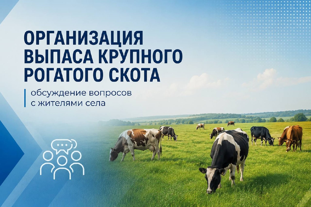 Аким Иртышского сельского округа провел собрание с жителями села Прапорщиково по вопросам организации выпаса КРС