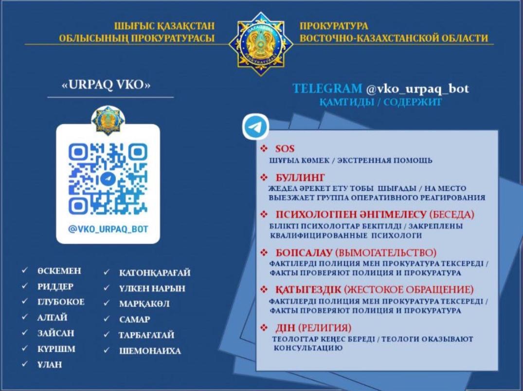 🛡️ URPAQ – Балаларды бірге қорғайық!