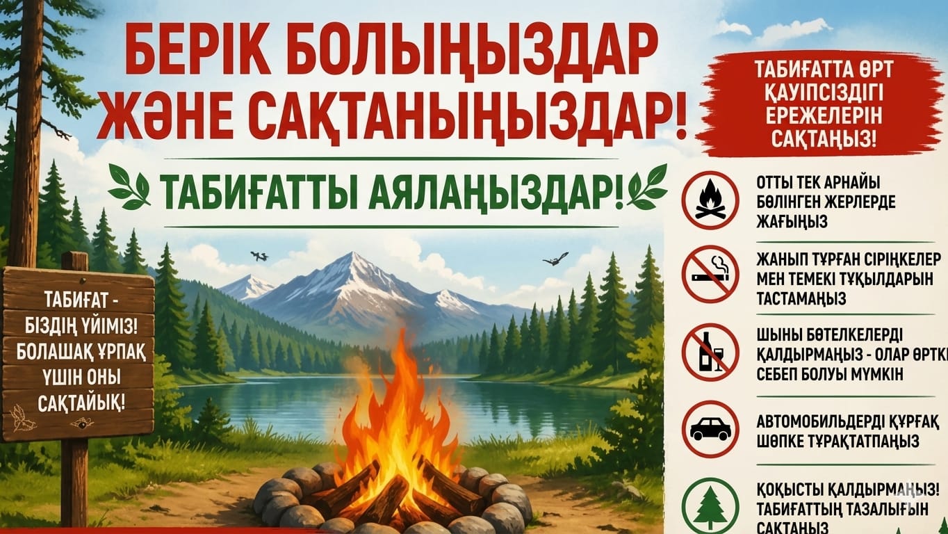 «Табиғат аясындағы қауіпсіз демалыс»