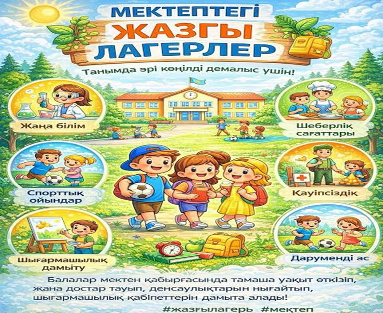 ОҚУШЫЛАРДЫҢ ЖАЗҒЫ ДЕМАЛЫСЫН ҰЙЫМДАСТЫРУ
