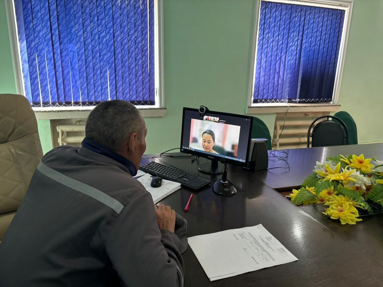 Отбасы күніне орай сотталған азаматқа балаларымен бейнебайланыс арқылы кездесу ұйымдастырылды