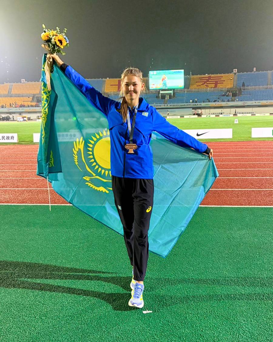 Легкоатлетка Елизавета Матвеева выиграла «бронзу» чемпионата Азии по прыжкам