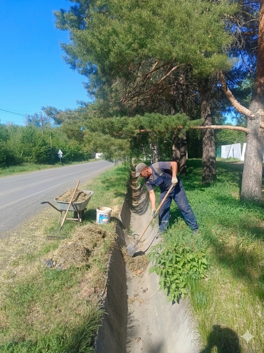 Сенбілік жұмыстары жүргізіліп, арық жүйесіне су жіберілді 💧