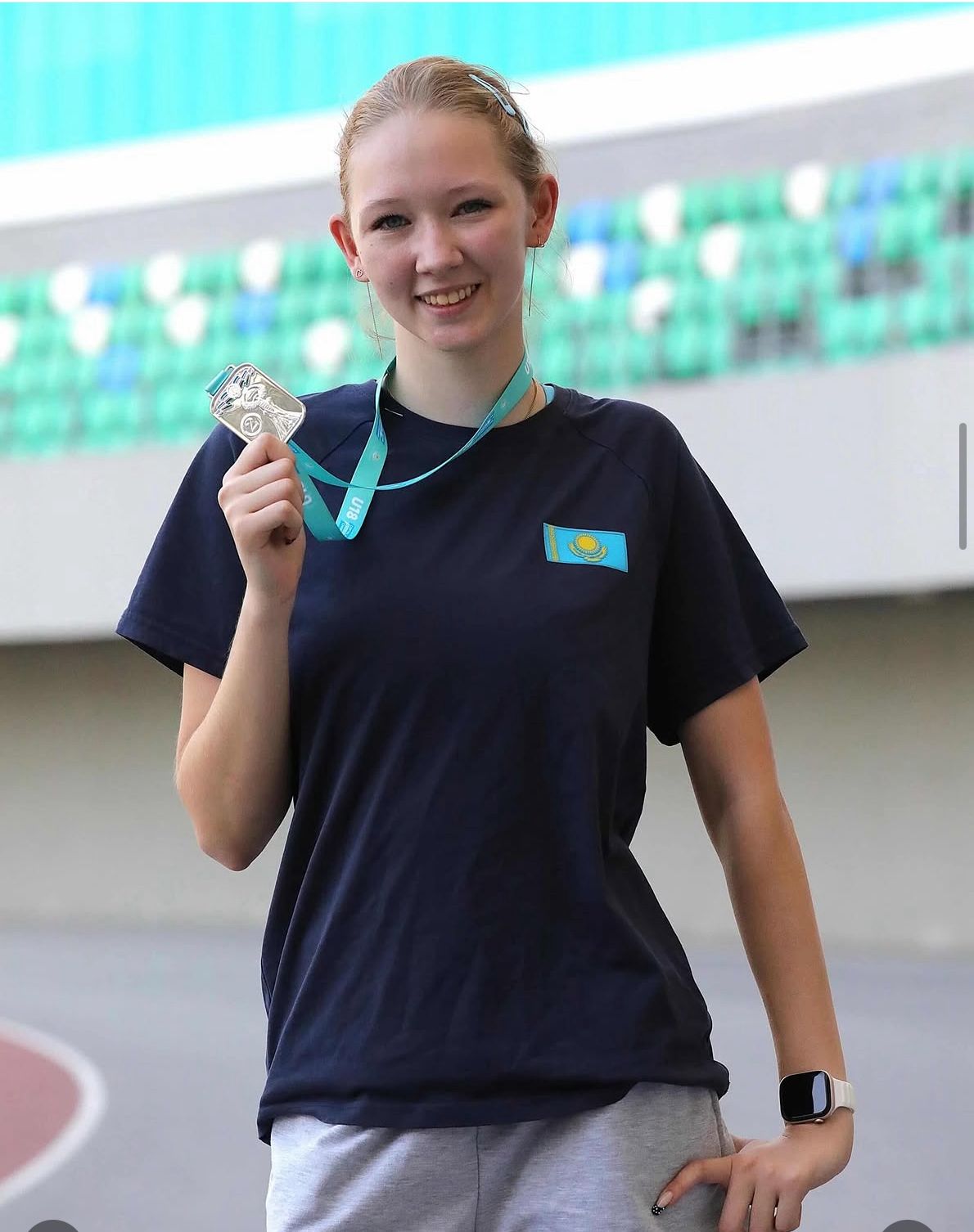 🥈 CENTRAL ASIAN U18 OPEN CHAMPIONSHIPS КҮМІС ЖҮЛДЕГЕРІ — ИЗЮМНИКОВА ОЛЬГА!