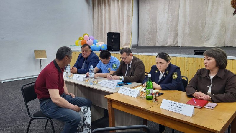 Проведена встреча с населением района Шал акына Новопокровского сельского округа.