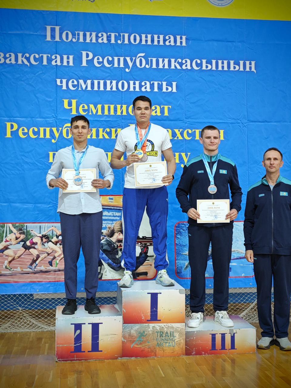 Полицейский из СКО завоевал «серебро» чемпионата РК по президентскому многоборью