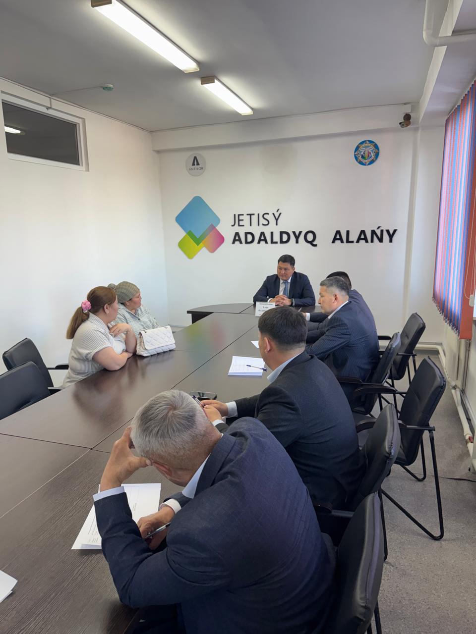 Аудан әкімі кезекті қабылдау өткізді.