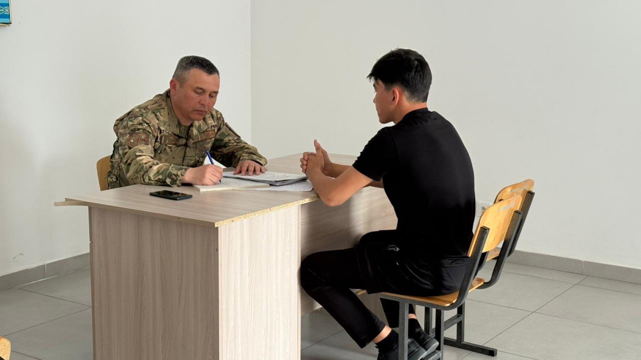 Шымкент қаласында көктемгі әскерге шақыру науқаны жүргізілуде