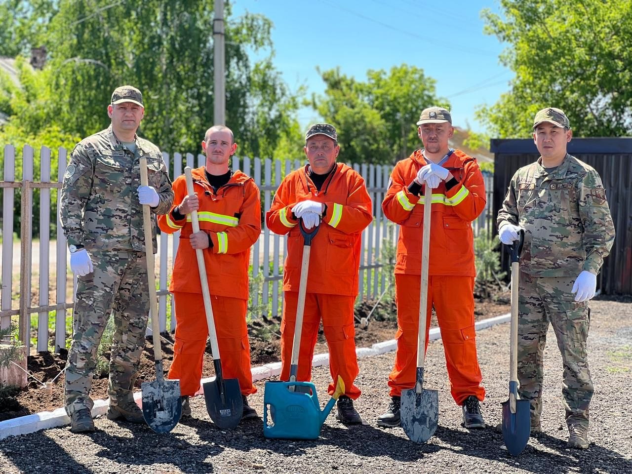 Қарағанды облысында «Ауыл құтқарушылары» бекеттерін абаттандыру жұмыстары жүргізілуде