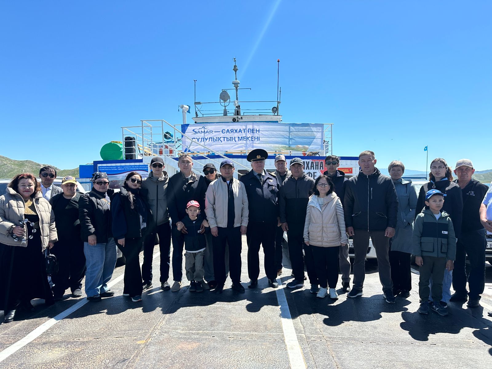 Самар ауданында Васильев өткеліндегі навигациялық маусымның салтанатты ашылуы өтті