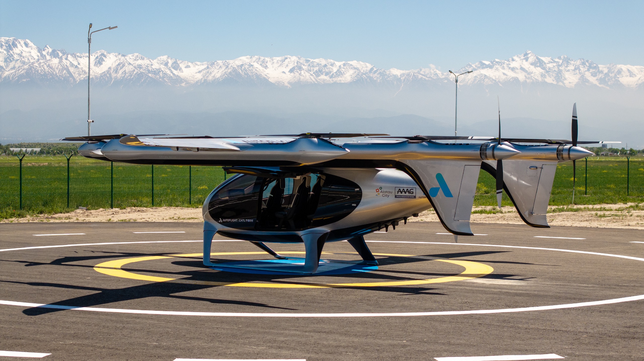 В Alatau City состоялся первый демонстрационный полет аэротакси eVTOL