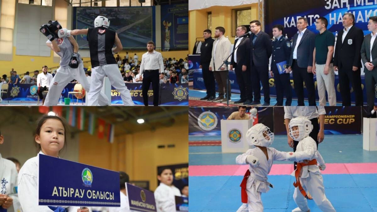 "Спорт – нашақорлыққа қарсы": Атырауда 700-ге жуық спортшының қатысуымен каратэден ашық турнир өтті