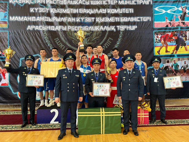 Мамандандырылған күзет қызметі бөліністері арасында бокстан турнир өз мәресіне жетті