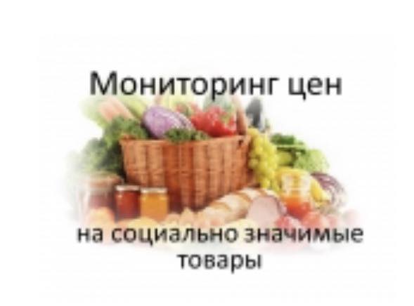 Мониторинг цен на социально значимые продовольственные товары