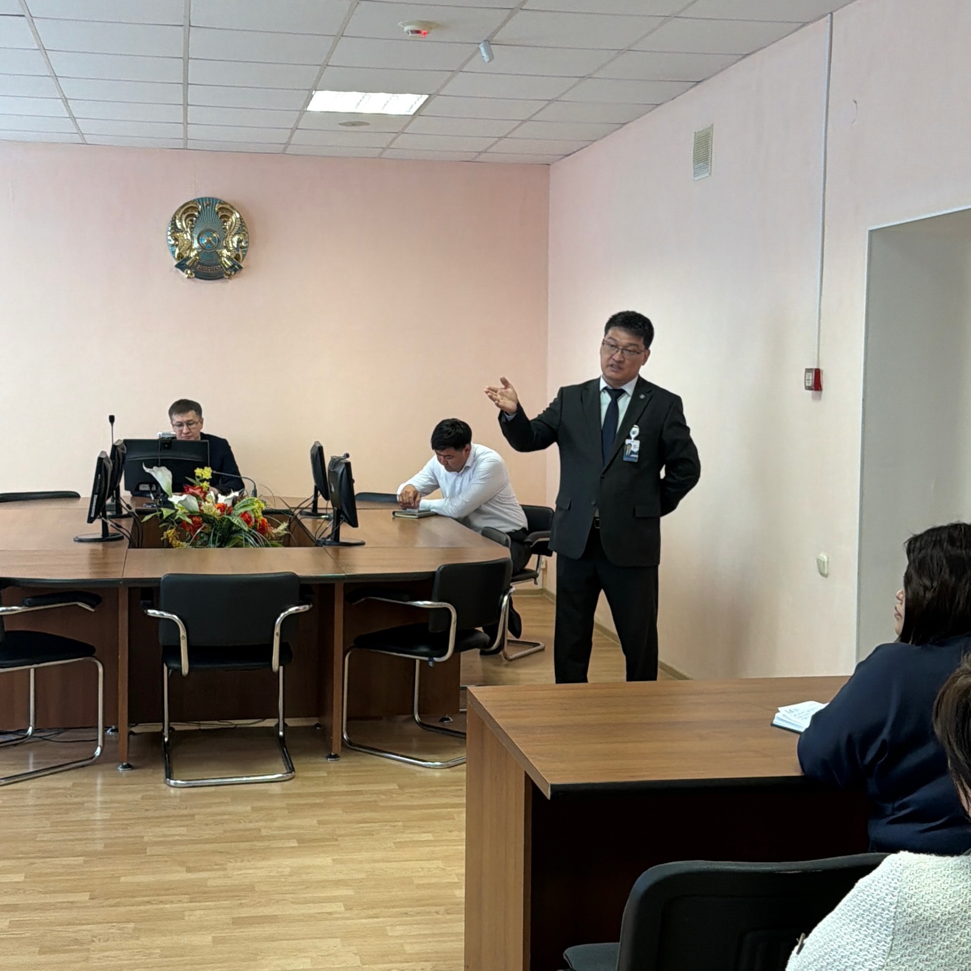 В Департаменте санитарно-эпидемиологического контроля Акмолинской области состоялась встреча по вопросам обновления образовательных программ Академии госуправления