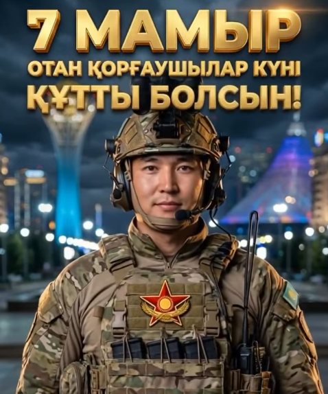 7 Мамыр — Отан қорғаушылар күні құтты болсын