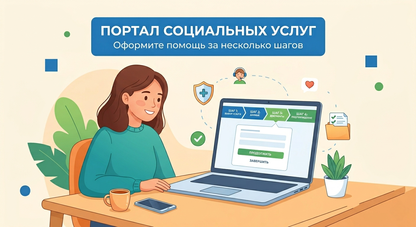 Портал социальных услуг: самостоятельное оформление помощи за несколько шагов