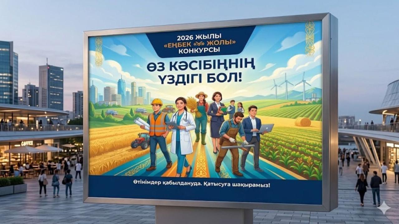 Объявление о проведении конкурса «Еңбек жолы» в 2026 году