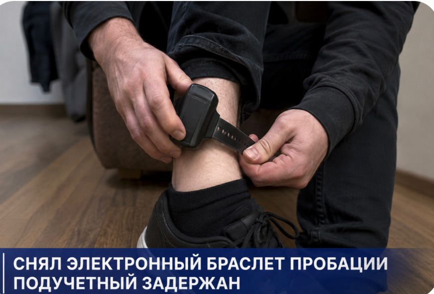 Попытался скрыться от сотрудников службы пробации.