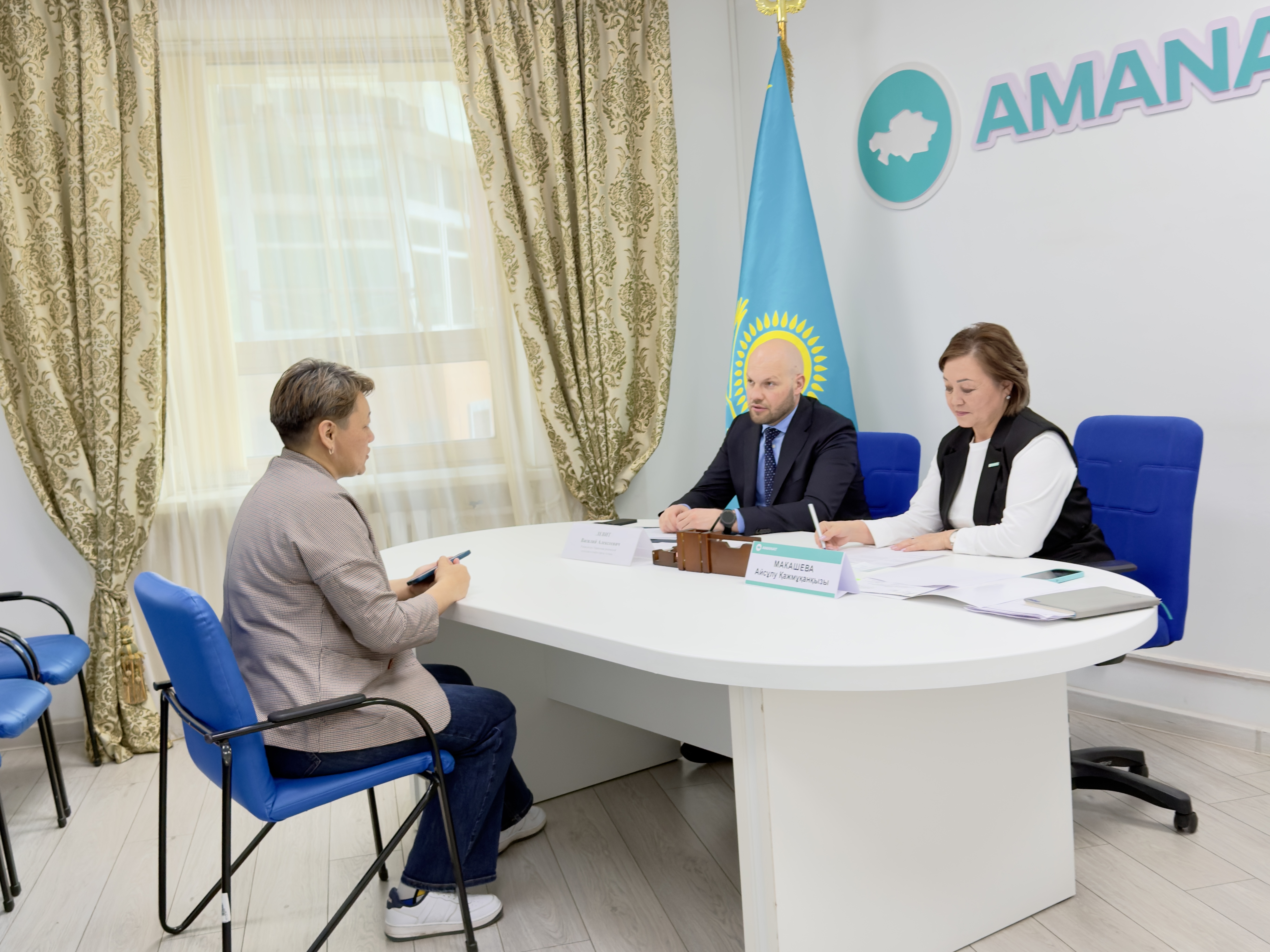 В ОБЩЕСТВЕННОЙ ПРИЁМНОЙ ПАРТИИ «AMANAT» СОСТОЯЛСЯ ПРИЁМ ГРАЖДАН
