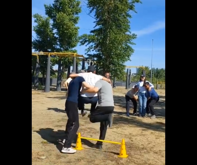 Проведен тимбилдинг на сплочение коллектива