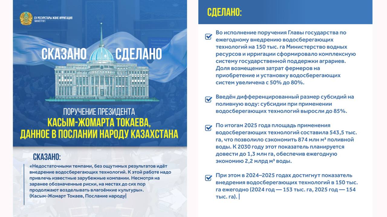 ПОРУЧЕНИЕ ПРЕЗИДЕНТА КАСЫМ-ЖОМАРТА ТОКАЕВА, ДАННОЕ В ПОСЛАНИИ НАРОДУ КАЗАХСТАНА