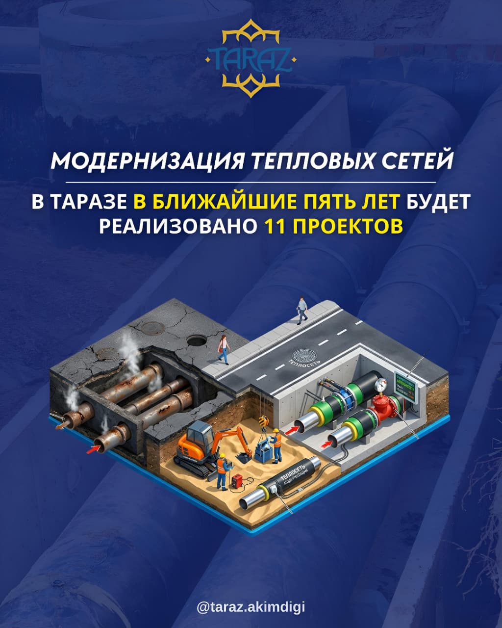 В Таразе в ближайшие пять лет будет реализовано 11 проектов