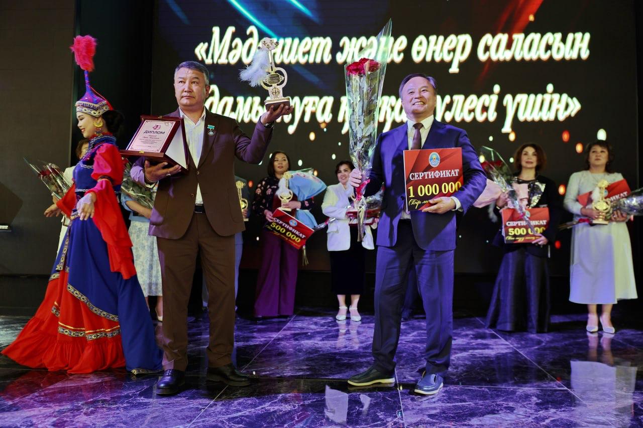 21 мамыр - Мәдениет және өнер қызметкерлері күніне қала әкімінің "Үкілі қобыз" табыстау салтанатты кеші
