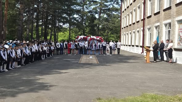 Последний звонок в селе Знаменское