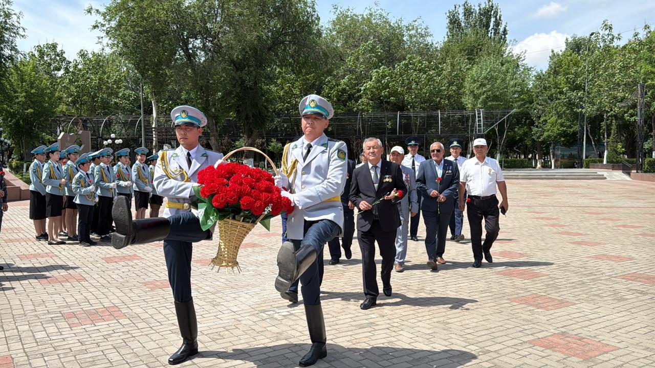 Акция «Мәңгілік тағзым» прошла в Туркестанcкой области
