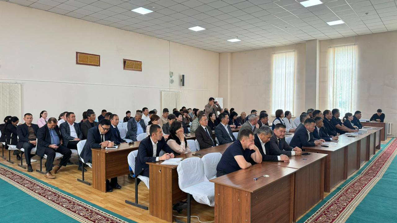 В районе имени Т. Рыскулова прошло совещание в преддверии летних каникул