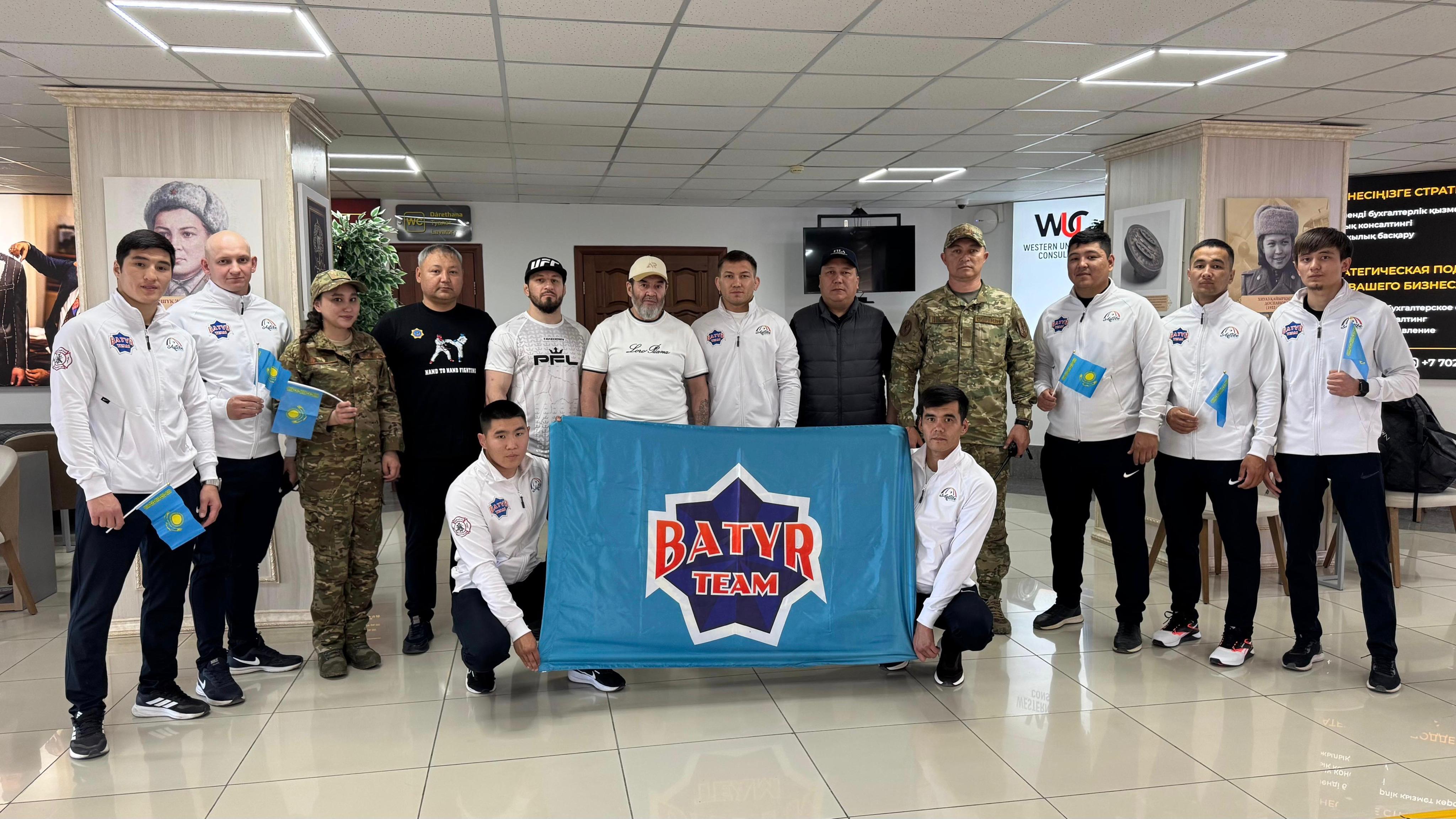 С уверенностью - в Сан-Диего: в Актобе проводили спортсмена «BATYR TEAM» Саламата Исбулаева