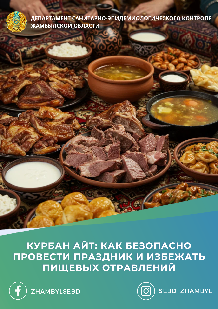 Курбан айт: как безопасно провести праздник и избежать пищевых отравлений