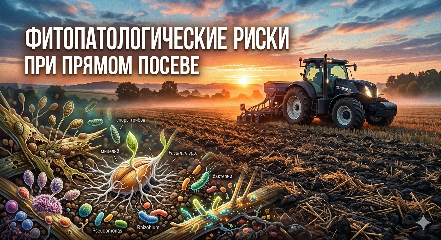 Тема статьи: Фитопатологические риски при прямом посеве: вызовы и решения.