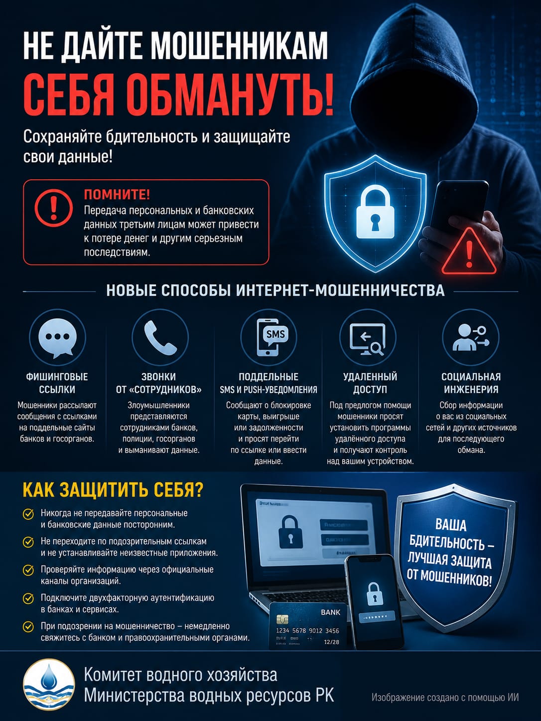 Не дайте мошенникам себя обмануть!