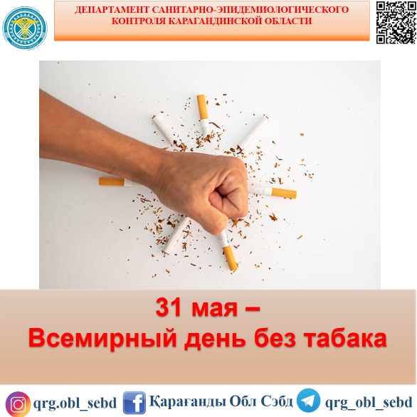 31 мая - Всемирный день без табака