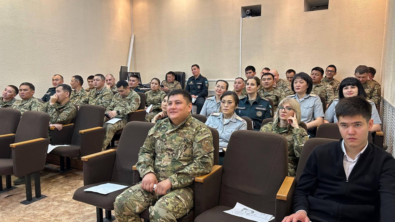 В Департаменте по чрезвычайным ситуациям Карагандинской области проведена профилактическая встреча с личным составом