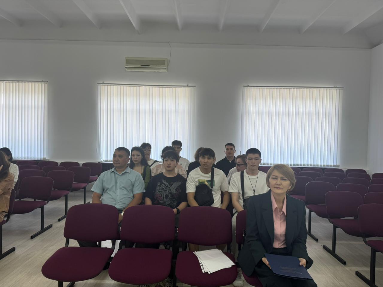 Meeting with students of the Kostanay Regional University named after Akhmet Baitursynov