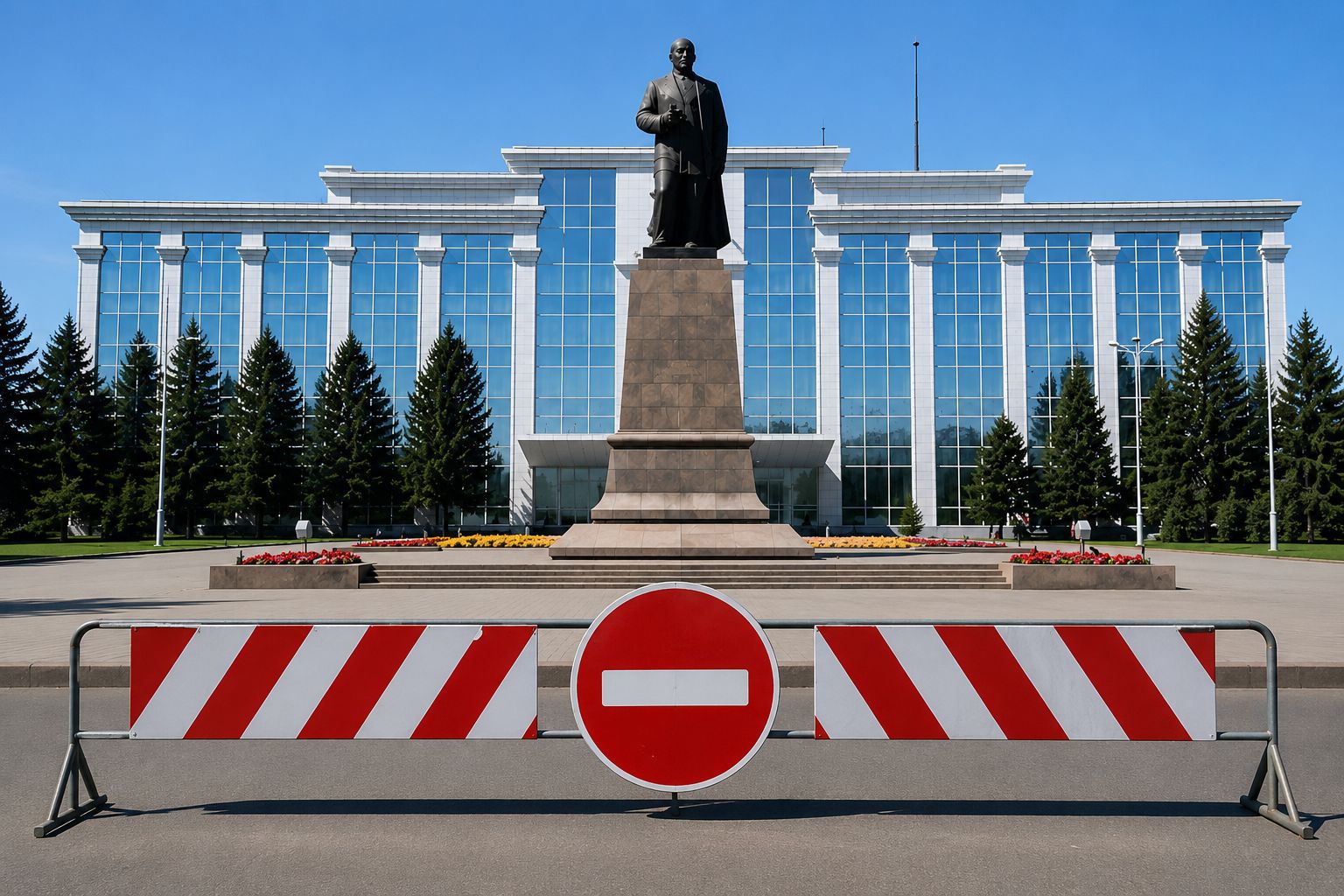 Ертең, яғни 2026 жылғы 30 мамыр күні сағат 08:00-ден 12:00-ге дейін Орталық Республика алаңында сарбаздардың ант қабылдау рәсіміне байланысты уақытша көлік қозғалысы шектеледі