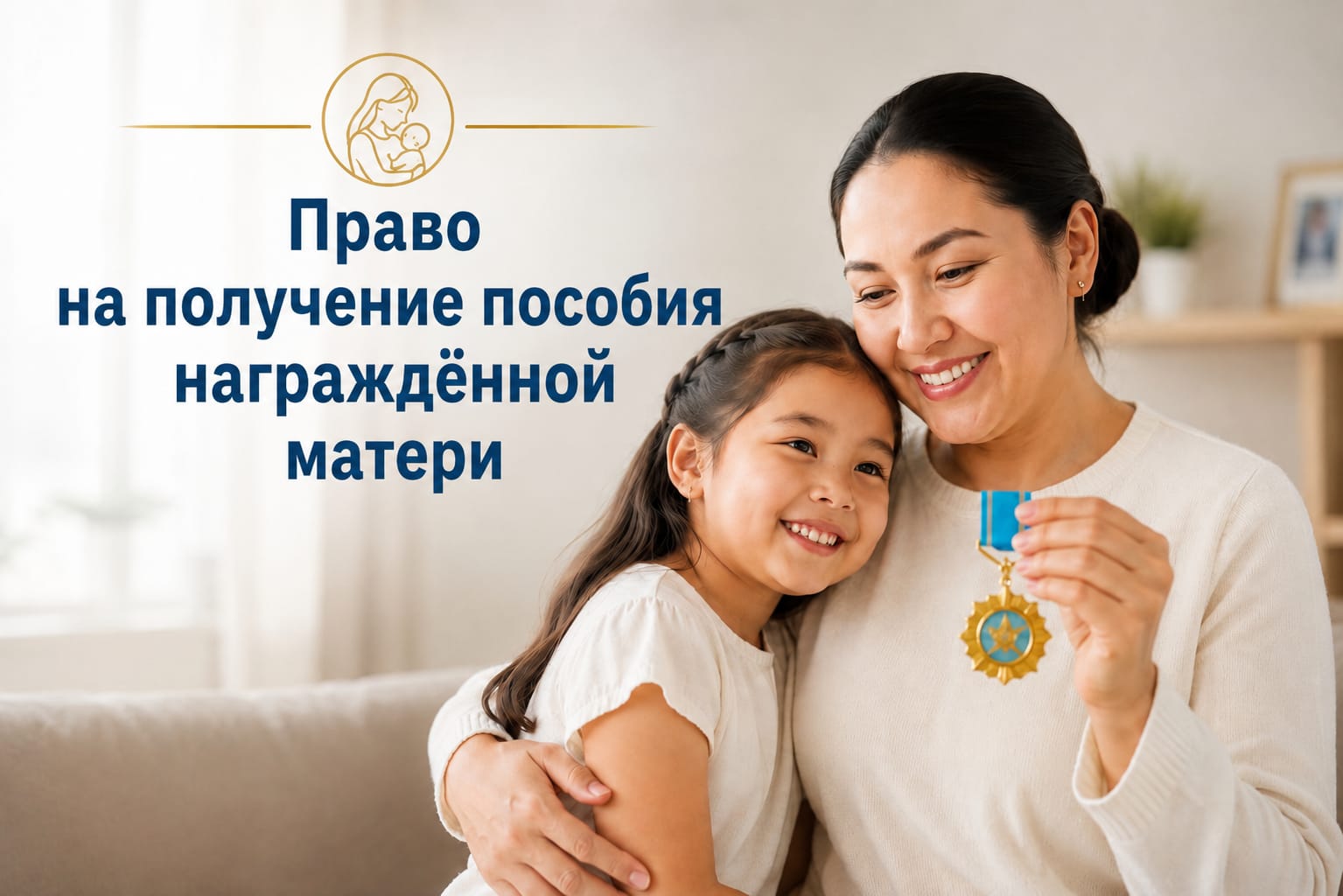 Право на получение пособия награжденной матери