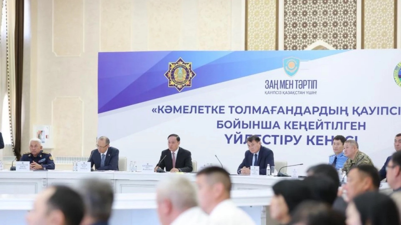 Жамбыл облысында балалардың қауіпсіздігін қамтамасыз ету мәселелері бойынша Үйлестіру кеңесінің отырысы өтті.