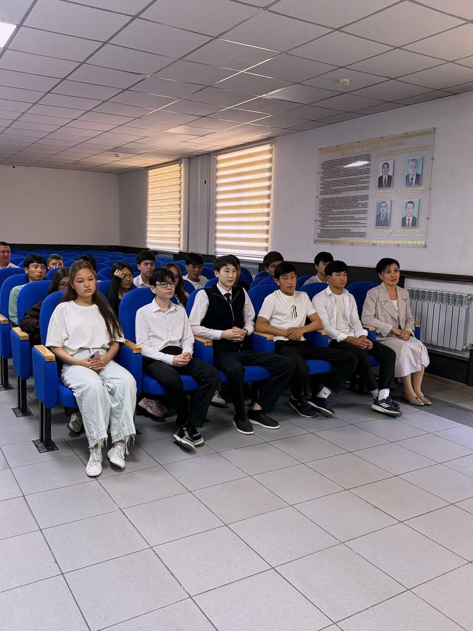 Meeting with graduates of the Taraz Regional University named after M. H. Dulati