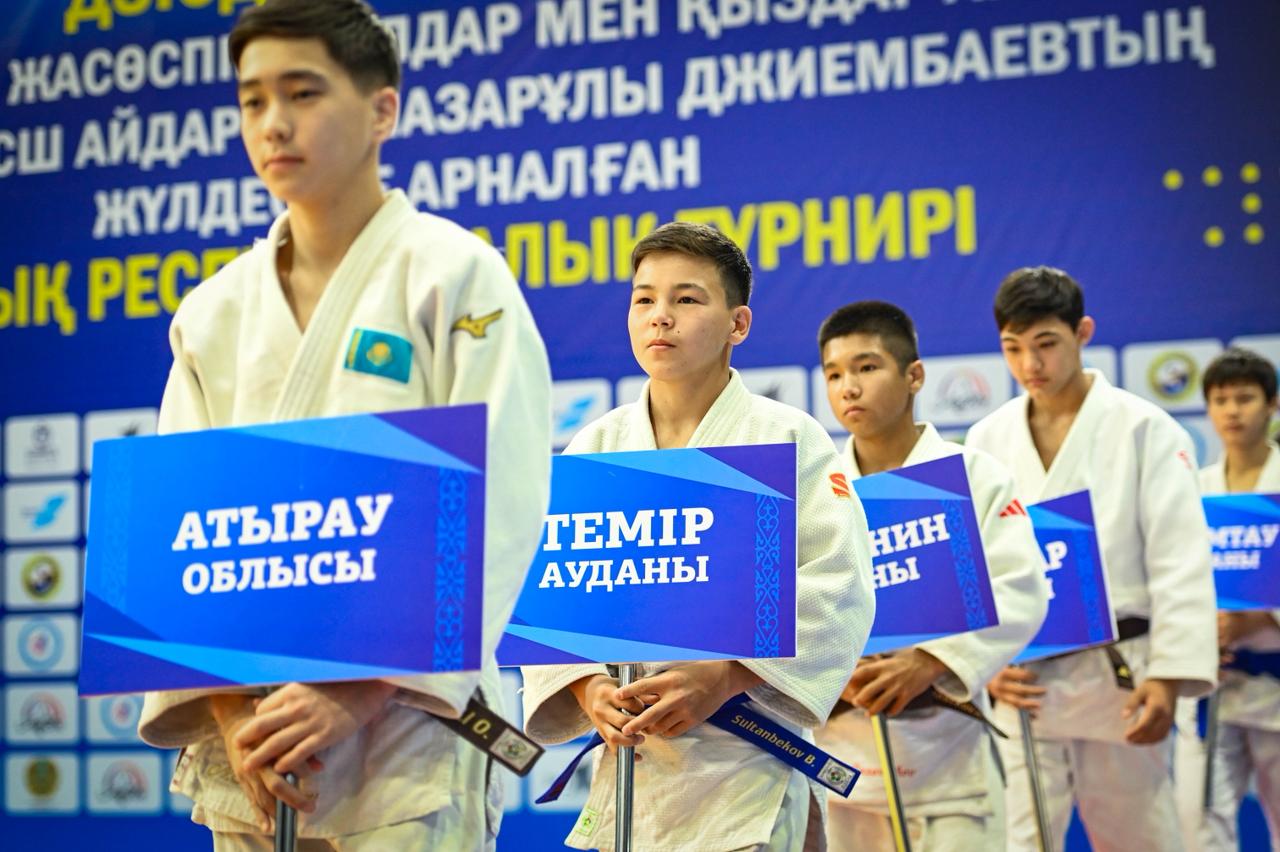 Ақтөбеде өтіп жатқан дзюдодан республикалық турнирге 280 жас спортшы жиналды