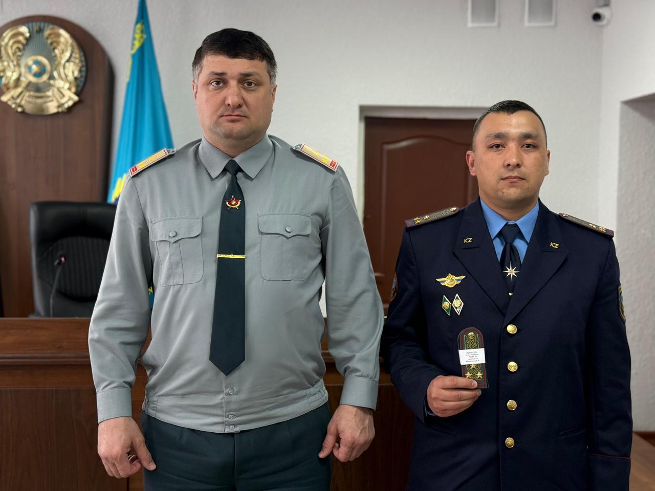Қостанай облысы ТЖД-де кезекті арнайы атақ берілді