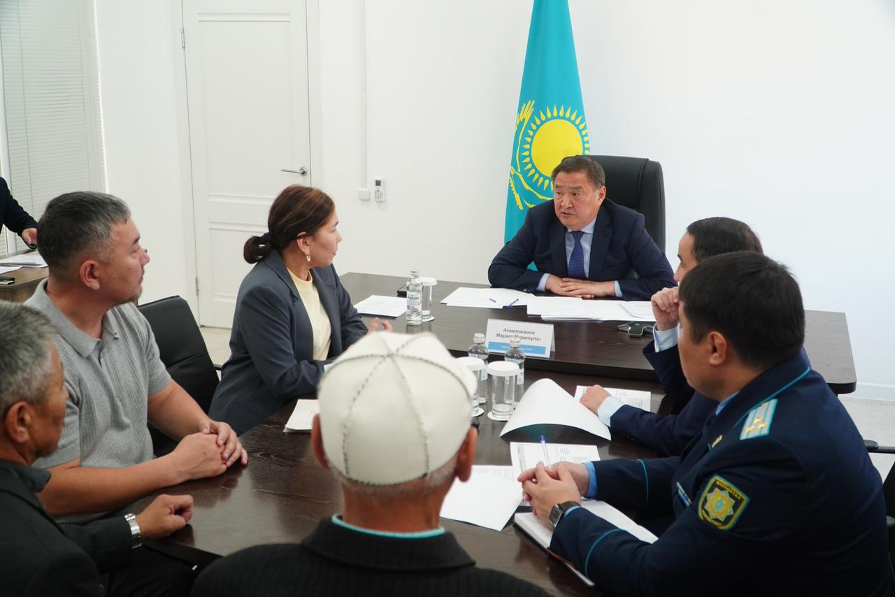 Ақмола облысының әкімі Қосшы қаласында азаматтарды қабылдады